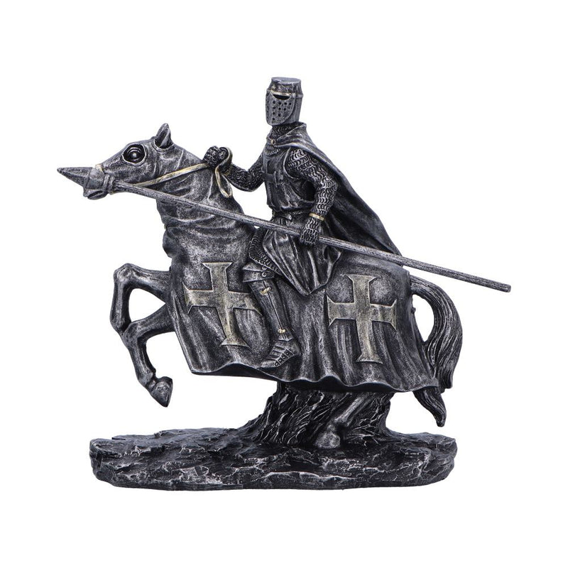 To Protect Figurine a Templar Knight Ready for Battle