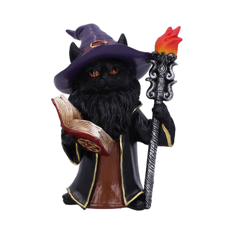 Albus a The Black Wizard Cat Figurine