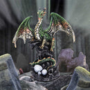 Den Defender Green Dragon Protector Figurine 10cm 7