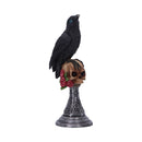 Perched Prophecy Mini Raven Figurine 17cm