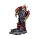 Light of the Dragon Red Ornamental Tealight Holder 16cm 2