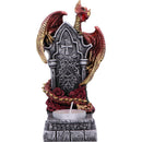 Light of the Dragon Red Ornamental Tealight Holder 16cm 6