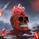 Infernal Crystal Skull with Light Up Mohawk 17cm 7