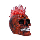 Infernal Crystal Skull with Light Up Mohawk 17cm