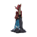 Crystal Cave Dweller Decorative Resin Dragon Figurine 19cm 2