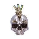Chromatic Crystal Skull with Mohawk 21cm 2