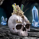 Chromatic Crystal Skull with Mohawk 21cm 7