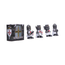Knights in Shining Armour White Display of 24 Pieces 5