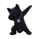 Hex and Flex Humorous Gothic Black Cat Figurine 13.5cm 1