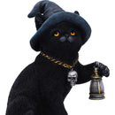 Familiar Witch Cat Lantern Figurine 18cm 5