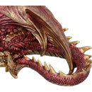 Aaden Sleeping Red Dragon Figurine 31.5cm 6