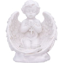 Whispers to Heaven Praying Cherubs Tea Light Holder Set of Two 13cm 5