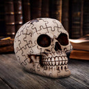 Puzzled Skull Resin Statue 11.7cm 7