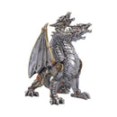 Three Headed Steampunk Dragon Figurine 23cm 4