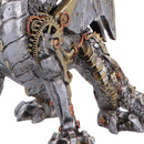 Three Headed Steampunk Dragon Figurine 23cm 6