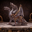 Three Headed Steampunk Dragon Figurine 23cm 7