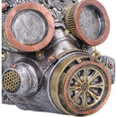 Steampunk Masked Sentinel Helmet Figurine 14cm 3