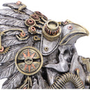 Cogwork Chief Steampunk Feather Skull 15.7cm 6