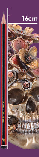 Clockwork Bloom Steampunk Skull 16cm 8
