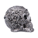 Gilded Memento Gothic Skull Figurine 12.2cm 4