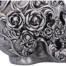 Gilded Memento Gothic Skull Figurine 12.2cm 6