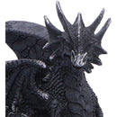 Shadow Crystal Keeper Black Dragon on Geode Figurine 20.8cm 6