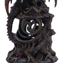 Midnight Warden Light-up Red and Black Dragon Hollow Figurine 23.5cm 6