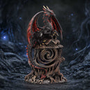 Midnight Warden Light-up Red and Black Dragon Hollow Figurine 23.5cm 7