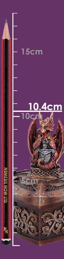 Hoard Defender Box Red Dragon on Shield Box 10.5cm 8