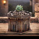 Warden of the Crypt Green Dragon on Castle Treasure Box 12.5cm 7