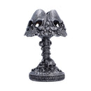 Last Light Lamp Gothic Skull Lamp Silver 22.6cm 4