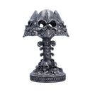 Last Light Lamp Gothic Skull Lamp Silver 22.6cm 1
