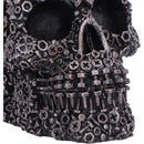Screwed Skull Black Figurine 12cm 5