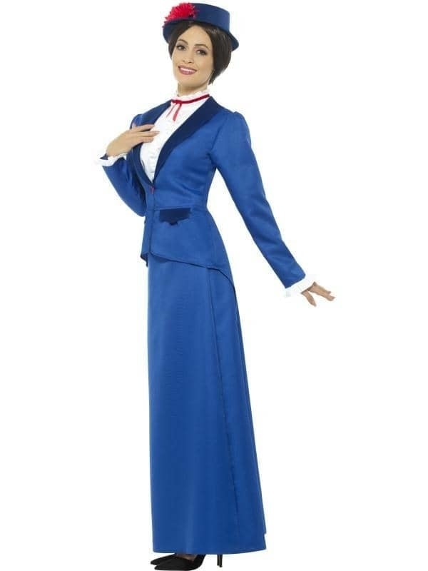 Victorian Nanny Costume Adult Blue_4 sm-46753S