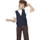 Victorian Poor Peasant Boy Kit Kids Blue Brown_1 sm-33707L