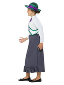Victorian Suffragette Costume Kids Grey