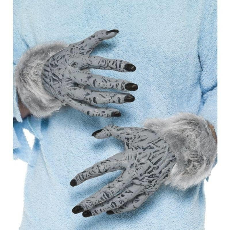 Werewolf Furry Hands Adult Grey_1 sm-24980