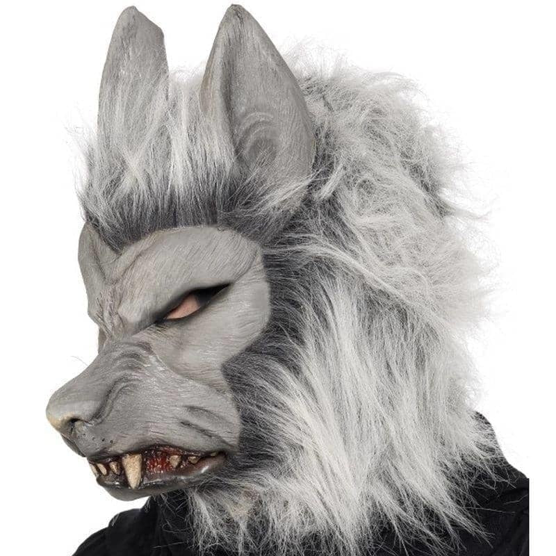 Werewolf Mask Adult Grey_1 sm-24130