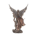 Bronzed Archangel Gabriel with Staff Religious Figurine 33.5cm 4