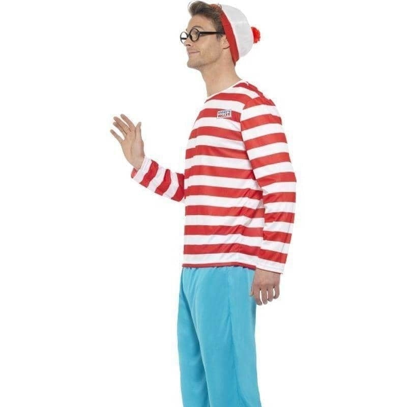 Wheres Wally? Costume Adult Red White Blue_3 sm-34591M