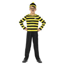 Wheres Wally Odlaw Costume Kids Black_3 sm-42976M