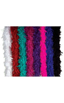 White 55 Gm Turkey Boa_1 rub-7106NS