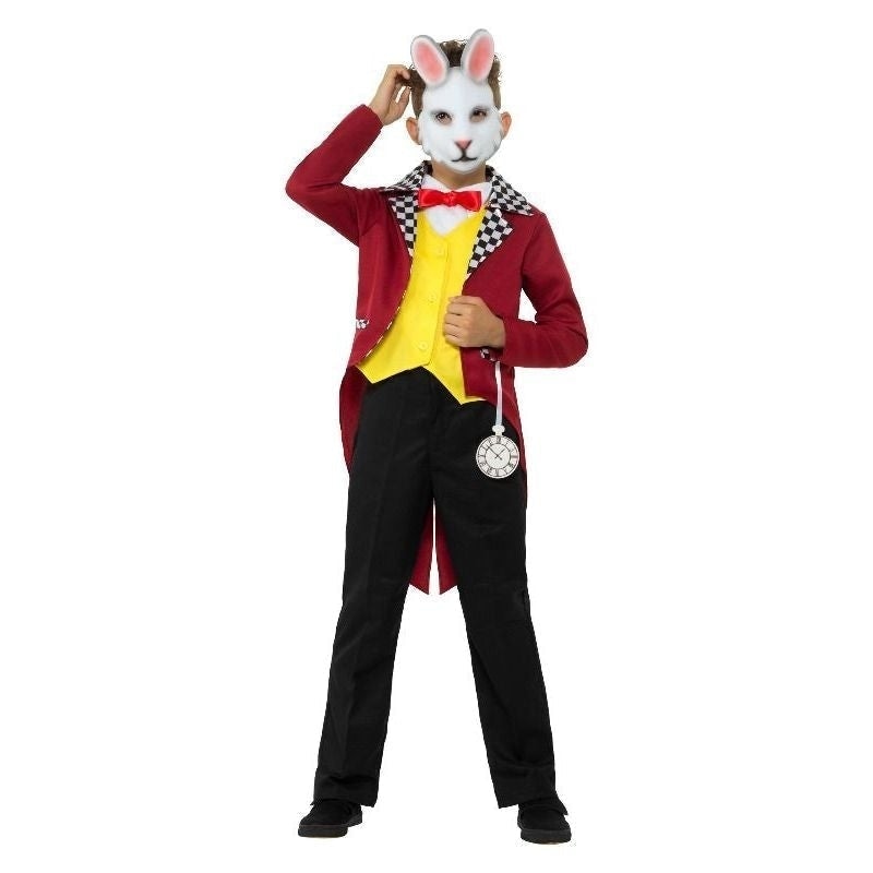 White Rabbit Costume With Jacket Kids Red_2 sm-49694m
