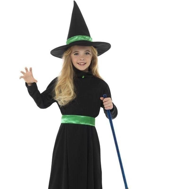 Wicked Witch Costume Kids Black Green_1 sm-48008l