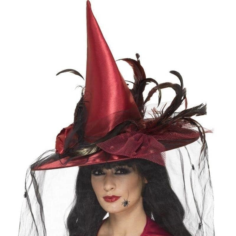 Witches Hat Adult Deep Red_1 sm-36720