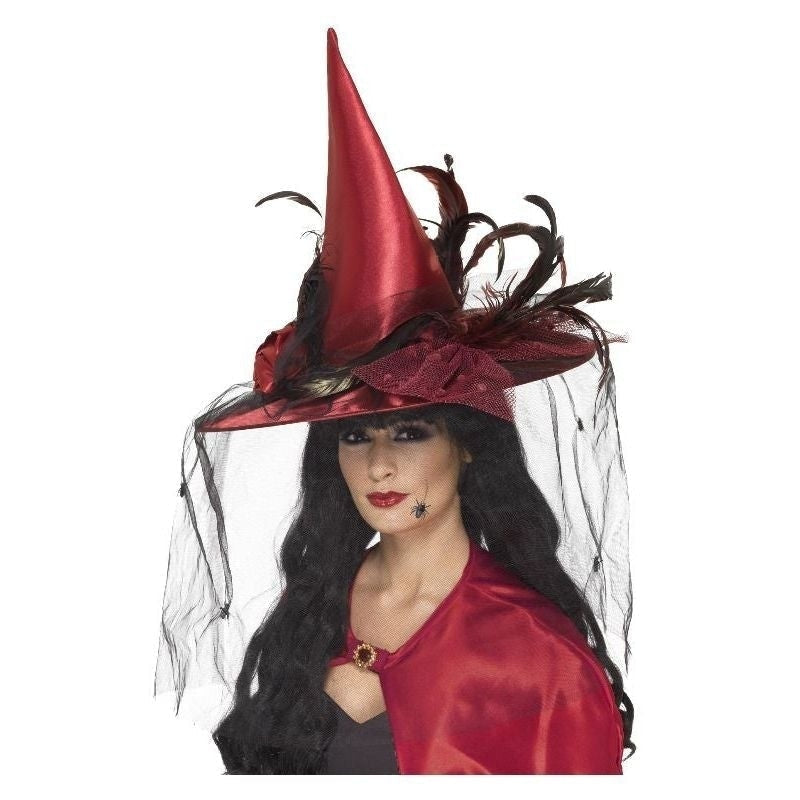 Witches Hat Adult Deep Red_2 