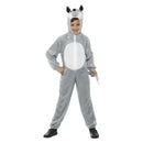 Wolf Costume Kids Jumpsuit Grey White_2 