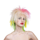 Womens 80s Female Multi Coloured Wig Wigs Halloween Costume_1 BW734