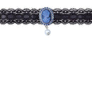 Womens Cameo Pearl Choker Costume Accesories Female Halloween_2 