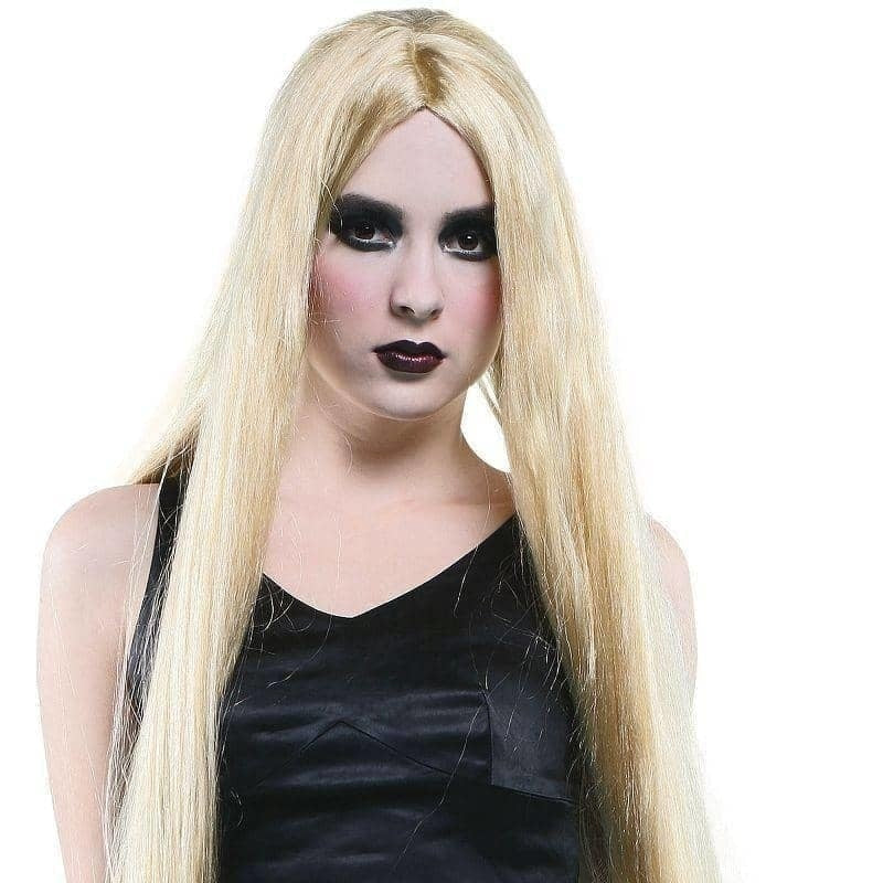 Womens Long 40" Wig Blonde Wigs Female Halloween Costume_1 BW210